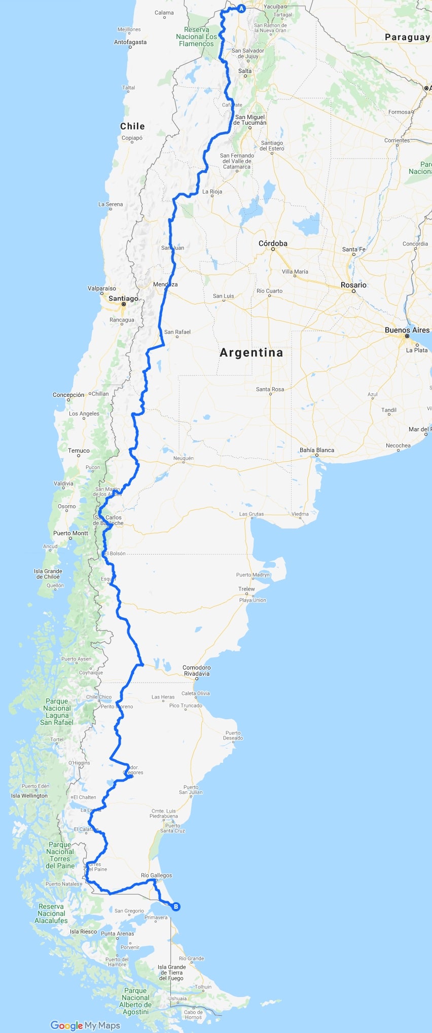 Road trip en Argentine