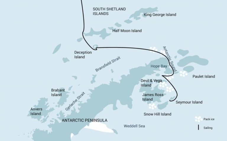 Weddell Sea Map Beyond BA   Weddell Sea Map 768x477 